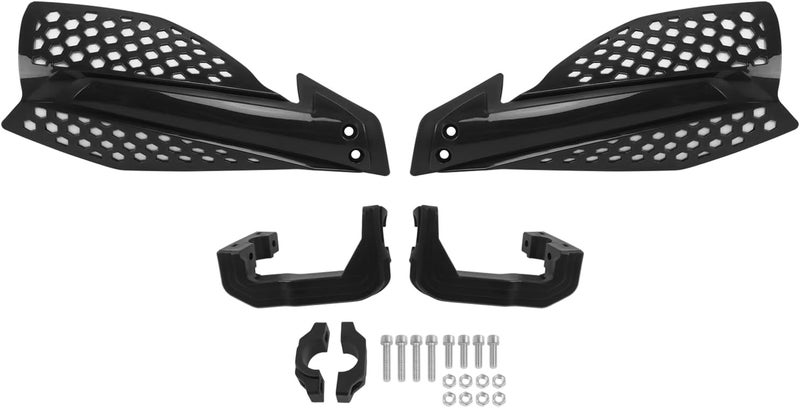 HAONEL Universal Dirt Bike Handguards 7/8" 22mm Plastic Motorcycle Handlebar Lever Hand Protector Accessories for Off-Road Motocross Enduro ATV Pit Bike(Black and White) - Image 4